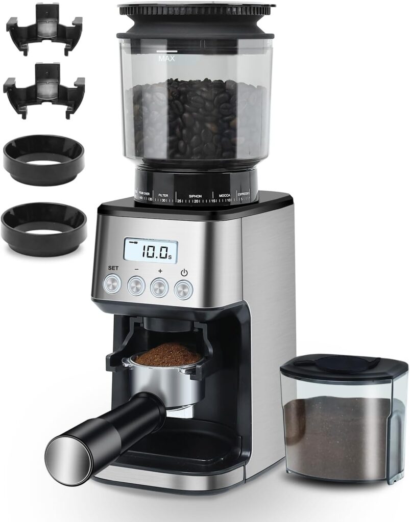 Homtone Molino de Café Eléctrico,
