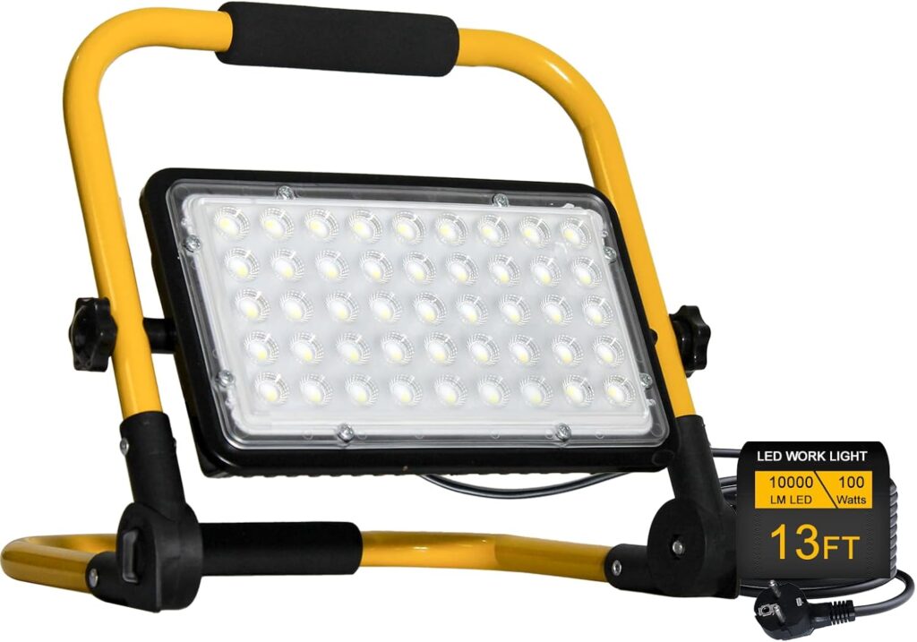 LED Work Spotlight 100W, 10000LM