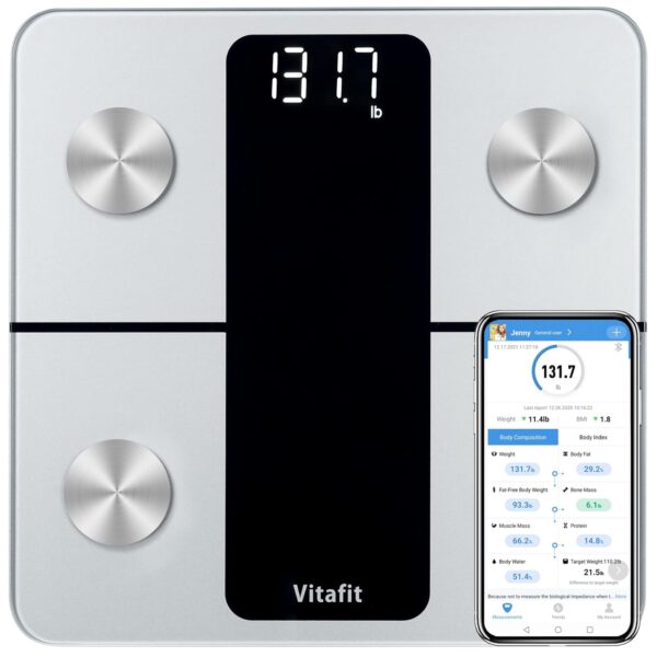 Vitafit Bascula de Baño Digital,