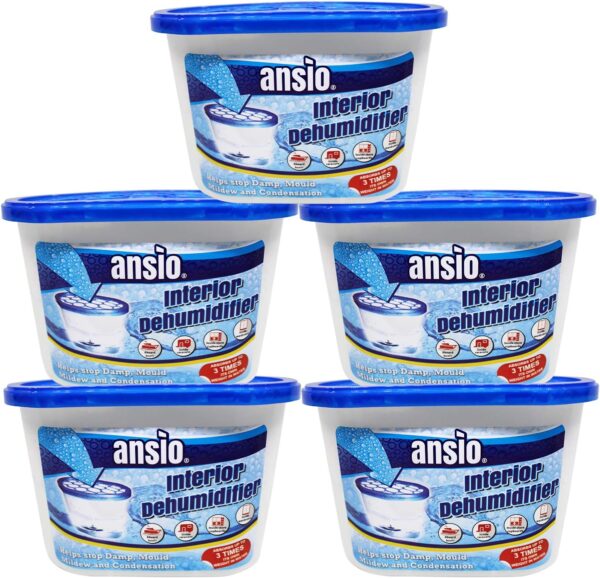 ANSIO Dehumidifier, White, Moisture ANSIO Dehumidifier, White, Moisture