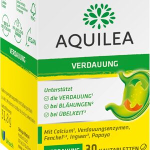 AQUILEA Digestive 30 Tablets Mint