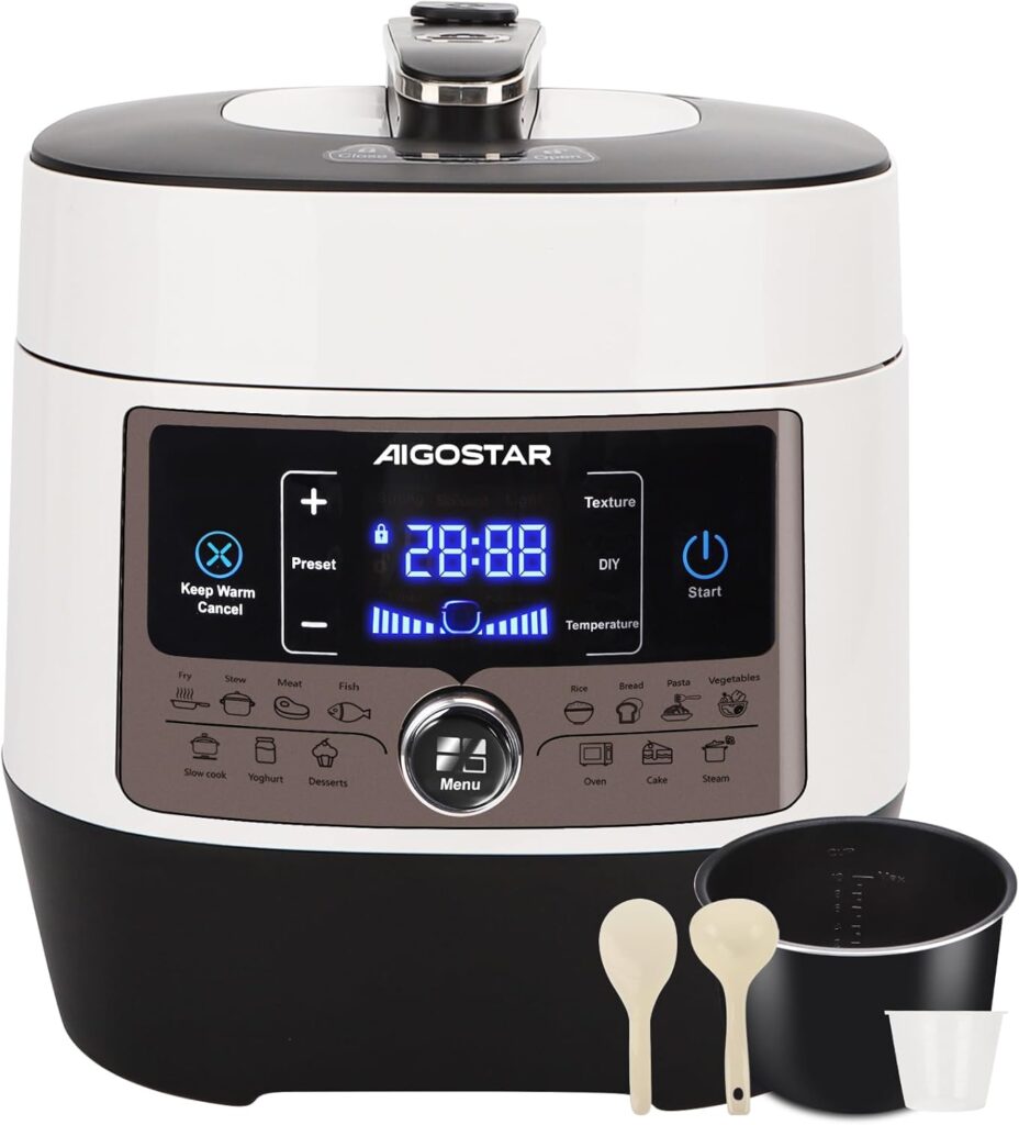 Aigostar Pressure Cooker 5.5L 1000W