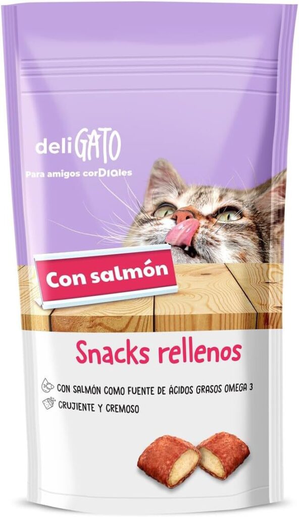 Cat Snacks Filled with Salmon
