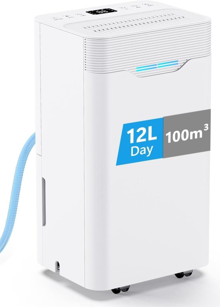 Dehumidifier 12L/Day, with 3 Modes,