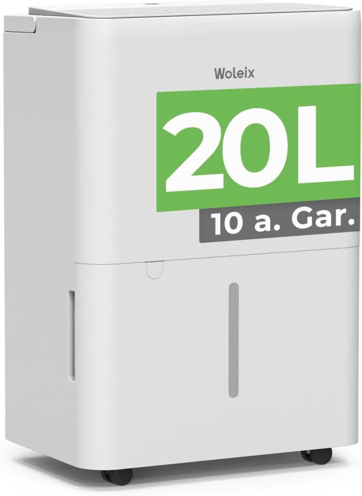 Dehumidifier 20 l silent, large