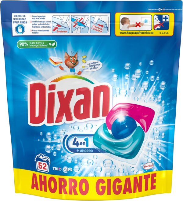Dixan Total 4+1 Detergent Capsules Dixan Total 4+1 Detergent Capsules