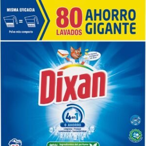 Dixan Total Powder 3+1, Washing