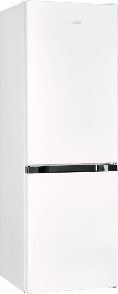 Exquisit Combi Fridge 159L, White,