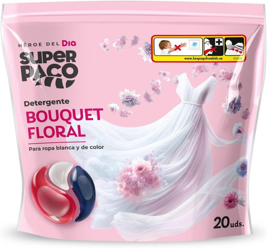 Floral Machine Detergent, 20 Count