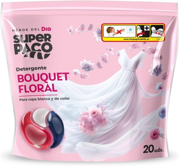 Floral Machine Detergent, 20 Count Floral Machine Detergent, 20 Count