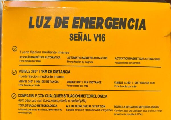 Genérico V16 Emergency Light for Genérico V16 Emergency Light for