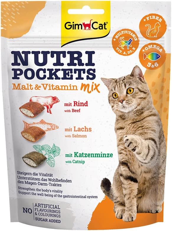 GimCat Nutri Pockets Malt & Vitamin GimCat Nutri Pockets Malt & Vitamin