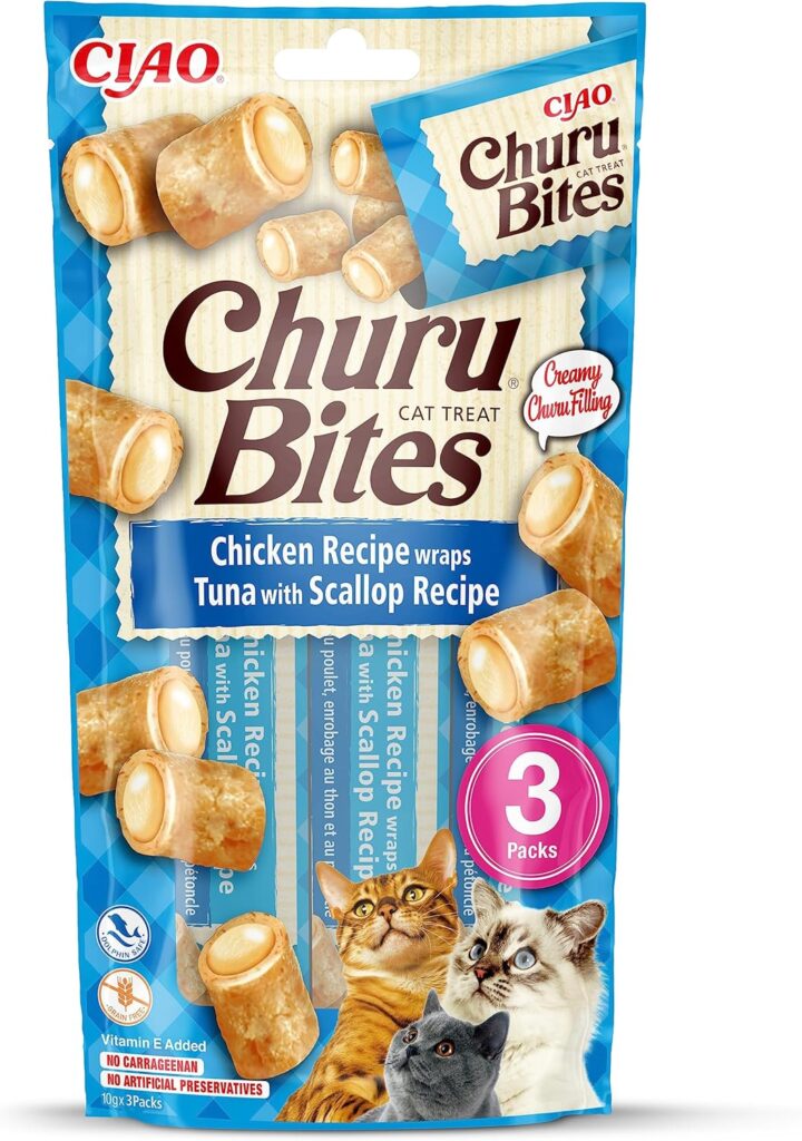 INABA Churu Bites Tuna & Scallop -