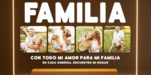 Personalised Frame for Family with Personalised Frame for Family with