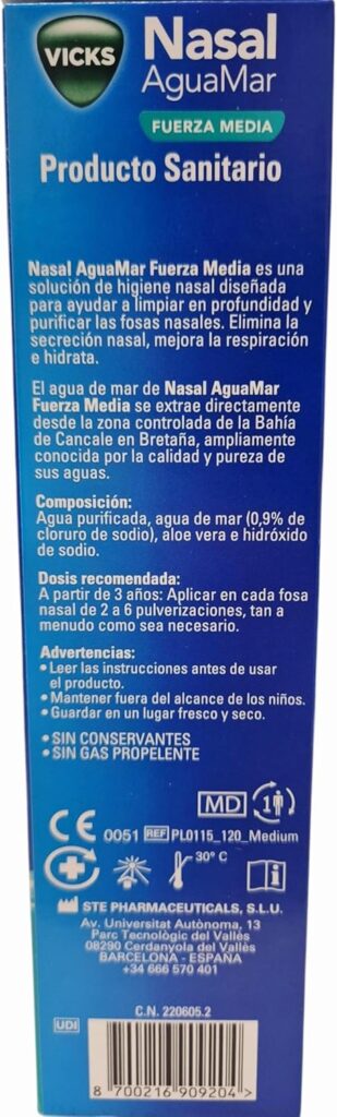 Vicks Nasal Sea Water Medium