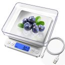 Básculas de cocina digitales, carga USB